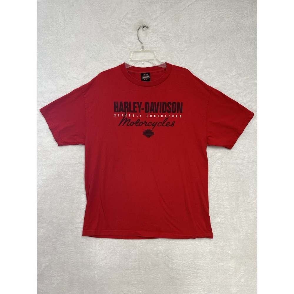 Harley Davidson Bahamas‎ Biker's Paradise Red T Shirt Men's XL Motorcycle